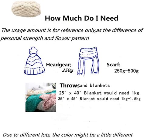 Buy Grey Chenille Yarn for Big Chunky Blanket Making, 2 Pack Super ...