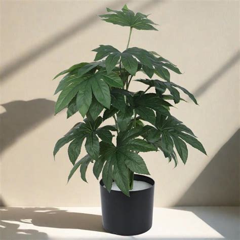 Buy Faux Philodendron Silk Plant With Pot - 2.13 ft Online in India ...