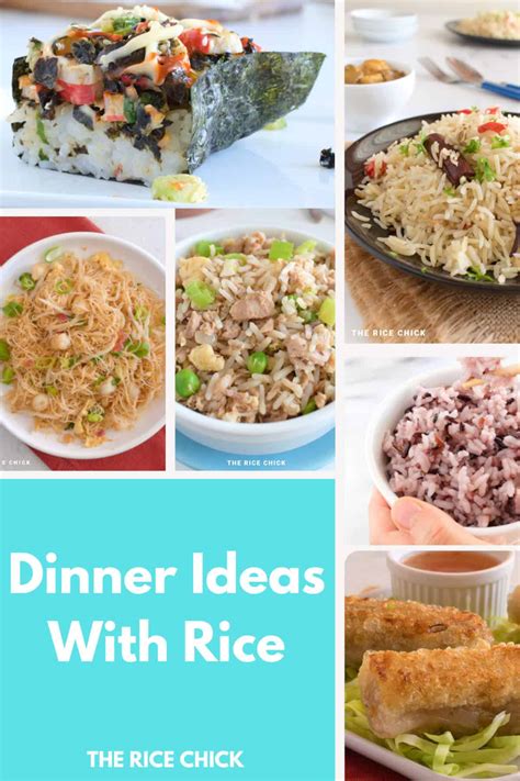 Dinner Ideas With Rice - The Rice Chick