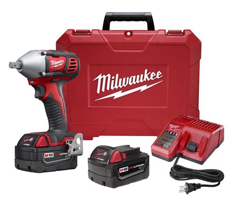 Milwaukee Tool 2659-22 Milwaukee M18 1/2 in. Impact Wrenches with Pin ...