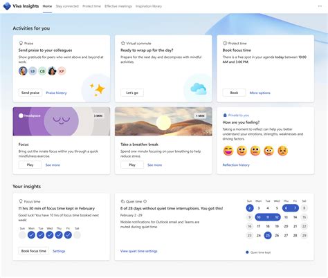 Wellbeing and Productivity Tools | Microsoft Viva Insights