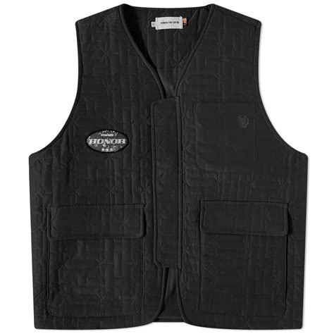 Honor the Gift Quilted Vest Black | END. (CA)