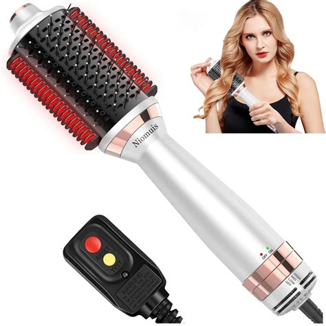 RUTAWZ 4-in-1 Hair Dryer Brush - Blow Dryer, Straightener, Volumizer ...