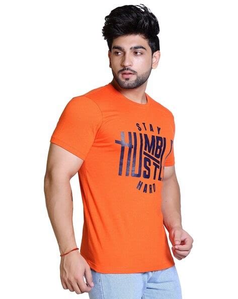 Buy Orange Tshirts for Men by STARFOX Online | Ajio.com