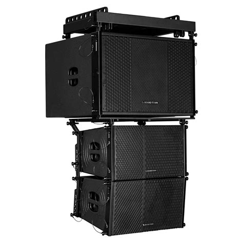 Buy Sound Town ZETHUS Series Powered Line Array Speaker System with One ...