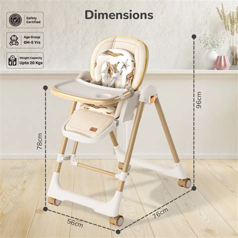 Marshmallow Smart Baby High Chair 3-in-1 Multipurpose High Chair with Swing