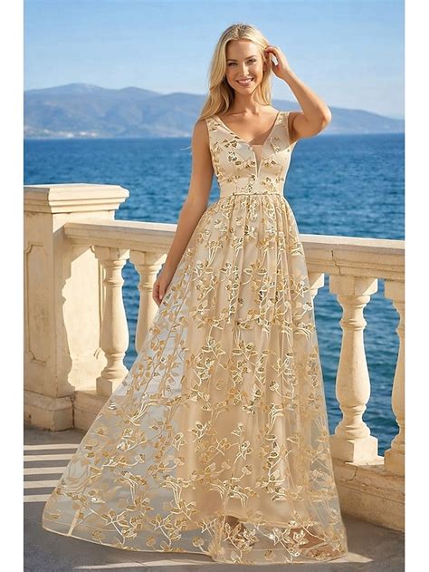 A-Line Quinceanera Dresses Elegant Dress Wedding Wedding Guest Floor ...
