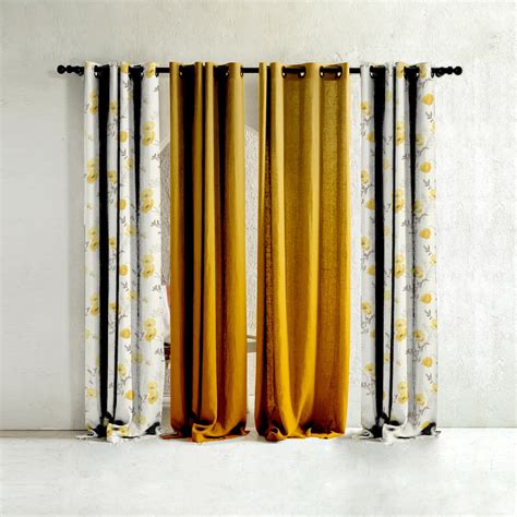 Buy Yellow Curtains for Living Room & Bedroom from Drape Story – Spaces ...