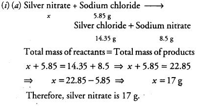 What mass of silver nitrate will react - CBSE Class 9 Science - Learn ...