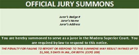 Madera County Superior Court Launches New Jury Summons