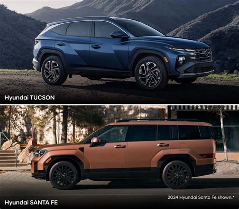 2025 Hyundai Tucson vs. Santa Fe: What's The Difference?