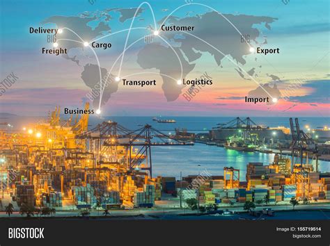 Map Global Logistics Image & Photo (Free Trial) | Bigstock