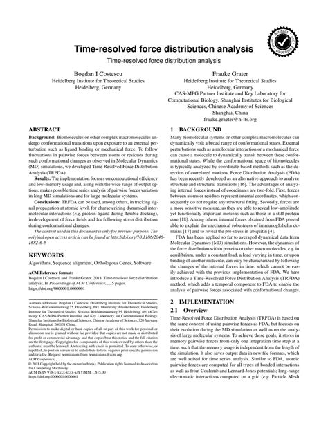 Image result for ACM Paper Format Example