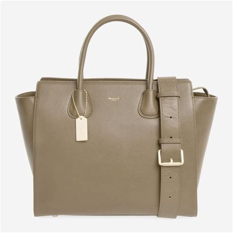Taupe Leather Cruz Tote Bag - TK Maxx UK