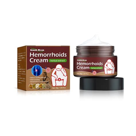 South Moon Hemorrhoids Cream Natural Herbal Hemorrhoid Internal ...