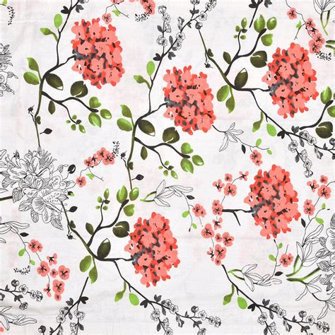 Victorian Summer Dream, 100% Cotton Double Size Bedsheet, 186 TC – haus ...