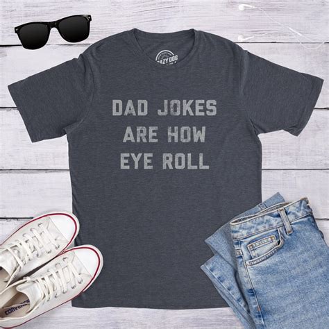 Osec Funny Fathers Day Gift, Dad Jokes Are How Eye Roll, Funny Dad ...