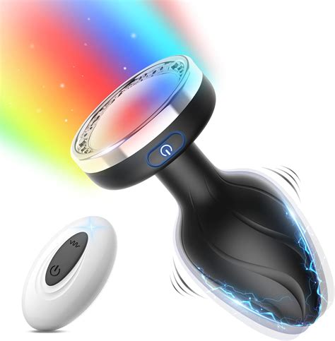 Vibrating Butt Plug, DANKIS Plug with Flashing Light Base, Sex Toys for ...