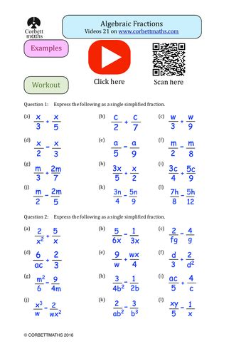 CorbettMaths Algebra Lessons 的图像结果