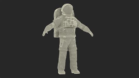 Astronaut Suit with Male Figure Rigged for Maya 3D | 3D Molier ...