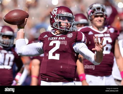 College Station, TX, USA. 19th Oct, 2013. Texas A&M quarterback Johnny ...