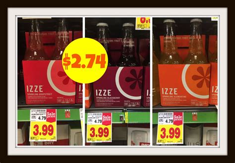 NEW Izze Sparkling Juice Coupons + Kroger Deal Scenarios!! - Kroger Krazy