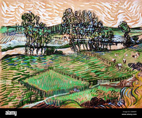 Vincent van Gogh, Landscape with Bridge across the Oise. 1890. Post ...