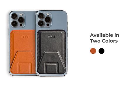 TOLE MagSnap Leather Wallet for iPhone 12 & Above | MagSafe Leather ...