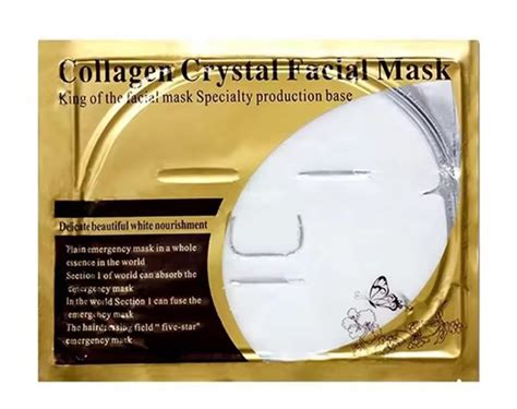 Buy White Bio-Collagen Facial Mask For Glowing, Hydrating & Tightening ...