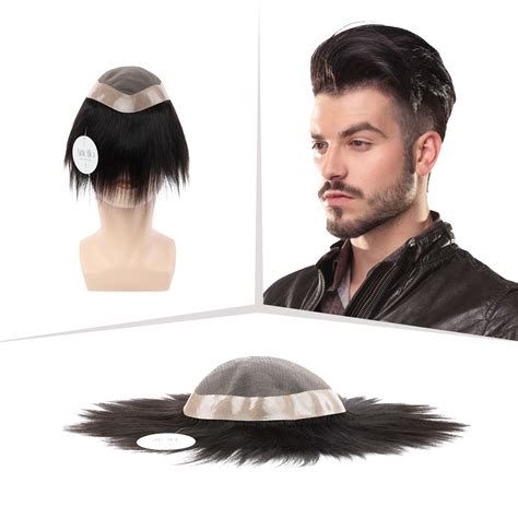 Artello SUPER MONO Smart Hair Patch for Men, Fine Hair Wig in 100% ...