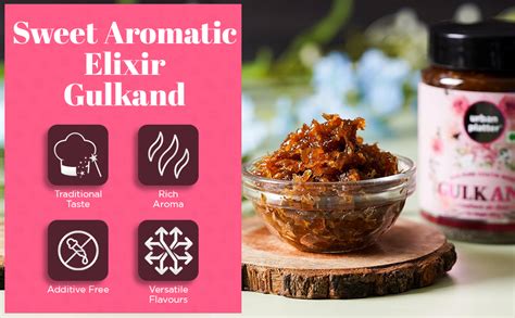Urban Platter Natural Himalayan Gulkand Rose Petal Jam, 300 g : Amazon ...