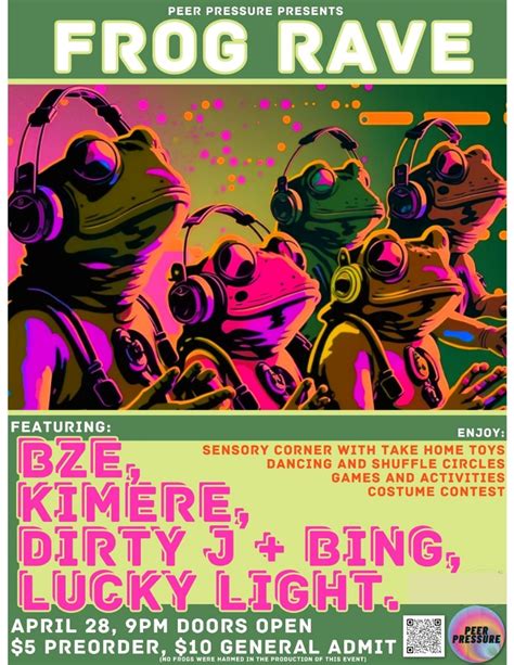 Frog Rave at Orient Express in Seattle, WA - Friday, April 28, 2023 ...