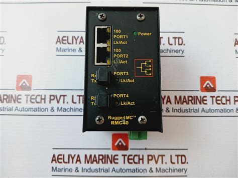 Ruggedcom Rmc40-hi-mjmj Media Converter 100-240V, 50-60Hz, 500Ma ...