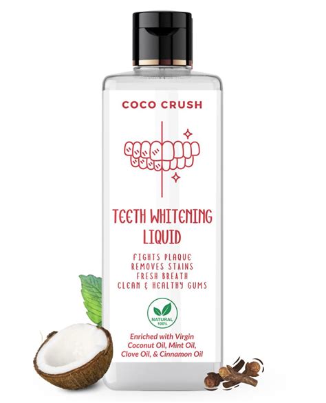 COCO CRUSH Teeth Whitening Liquid Serum | Colour Corrector for Teeth ...
