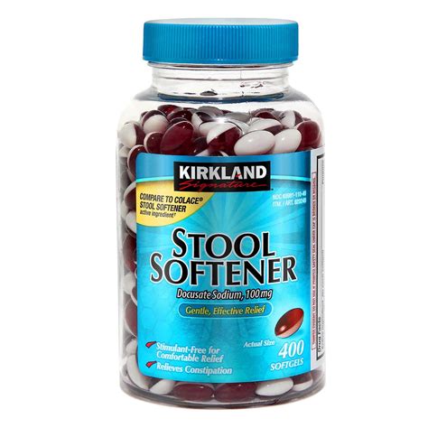 Kirkland Signature Stool Softener - 400 Softgels, India | Ubuy