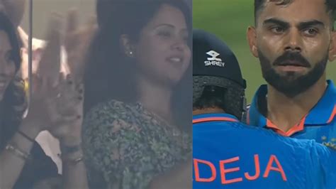 [Watch] Ritika, Prithi applaud as Virat Kohli equals Sachin Tendulkar's ...