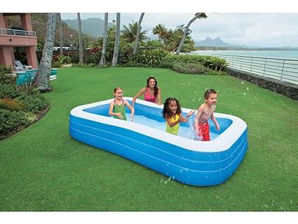 Buy Intex Swim Center Family Inflatable Pool, 6 years 120x72x22 inches ...
