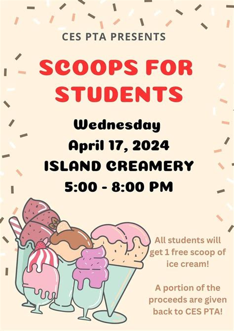 SCOOPS for STUDENTS, Island Creamery, Chincoteague, 17 April 2024 ...