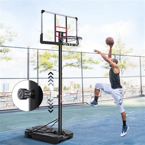 Portable Basketball Court Hoopmaster Portable Basketball Goal 9172