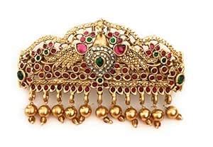 small size hair clips for women and girls antique gold color finish ...