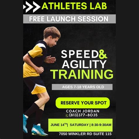 FREE Speed & Agility Launch Session – Ages 7–18 (Fort Myers), 7050 ...