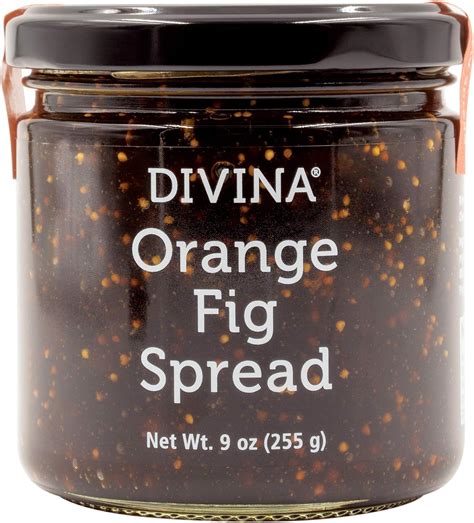 Amazon.com : DIVINA Fig Spread Jam, 9 Ounce : Grocery & Gourmet Food