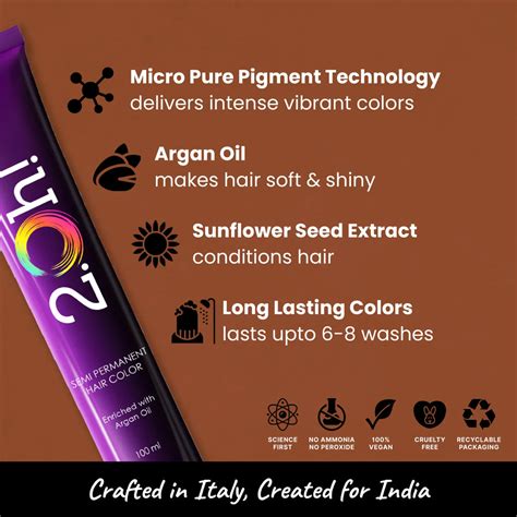 Ginger Spice Semi Permanent Hair Color 100 ml – 2.Oh!