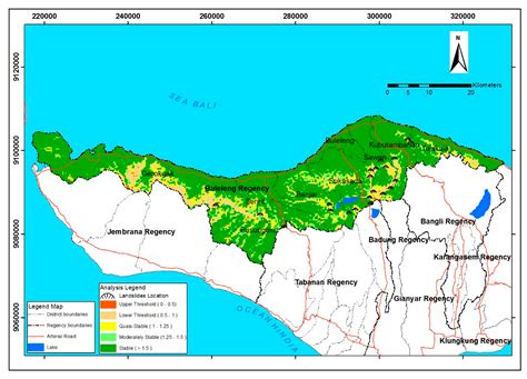 Slope Stability Assessment Using Trigger Parameters and SINMAP Methods ...