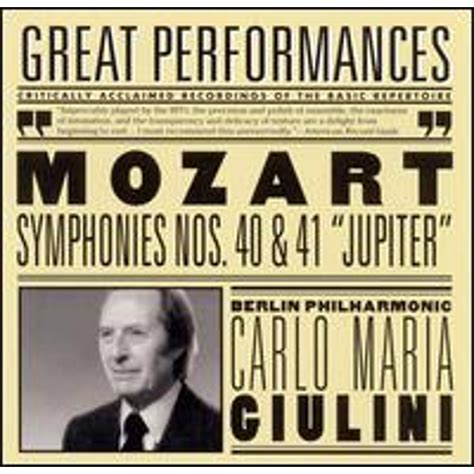 Mozart: Symphonies Nos. 40 & 41 "Jupiter" (CD) by Berlin Philharmonic ...