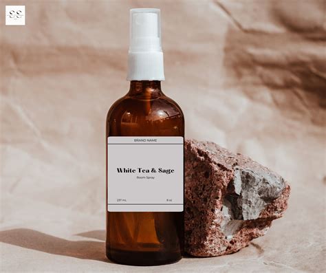 Editable Product Label Template, Room Spray Label Template, DIY Product ...