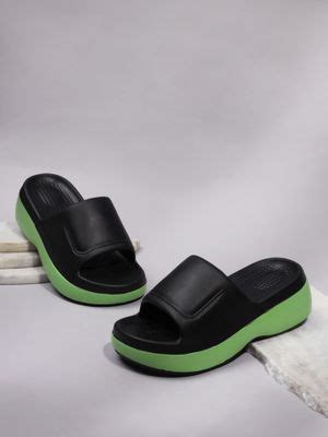 Buy Truffle Collection Black Solid Sliders Online