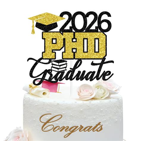 2025 PHD Graduate Cake Topper, Congrats PHD, PHD Graduation, PHinally ...