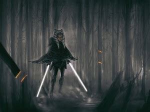 Ahsoka Gray Jedi Star Wars Matte Finish Poster Paper Print - Animation ...