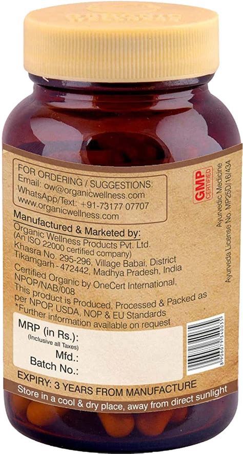 Buy ORGANIC WELLNESS OWHEAL AMLA C PLUS CAPSULE 90 Online & Get Upto 60 ...